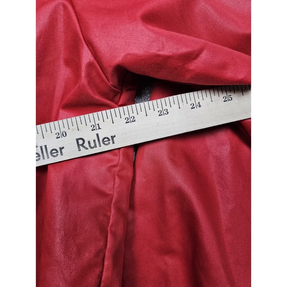 Vintage Dunbrooke Jacket Mens XL Red Satin Bomber Sparkle City Rod Run 80s 1989